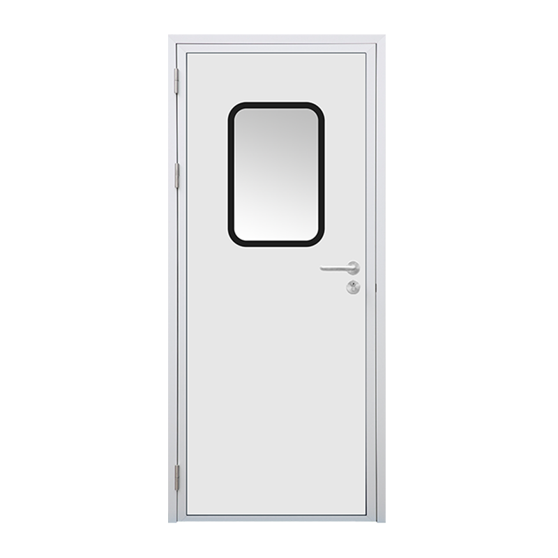 Aluminum Alloy Encircled Frame Color Steel Plate Clean Door