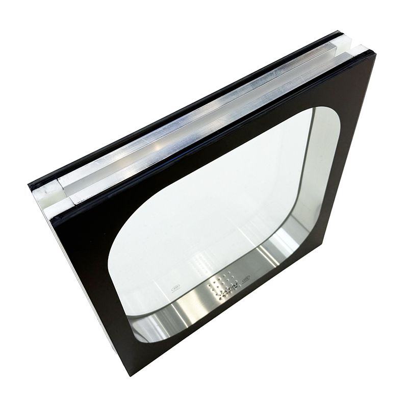 Полированный двустворчатый стеклянный узел для чистой комнаты