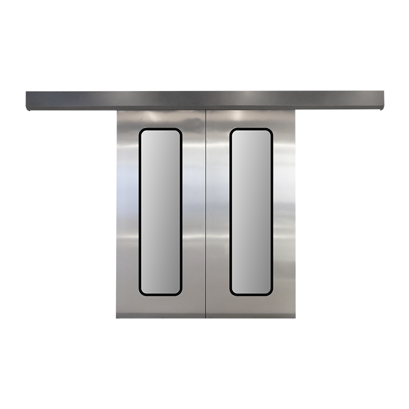 Автоматическая раздвижная дверь из нержавеющей стали