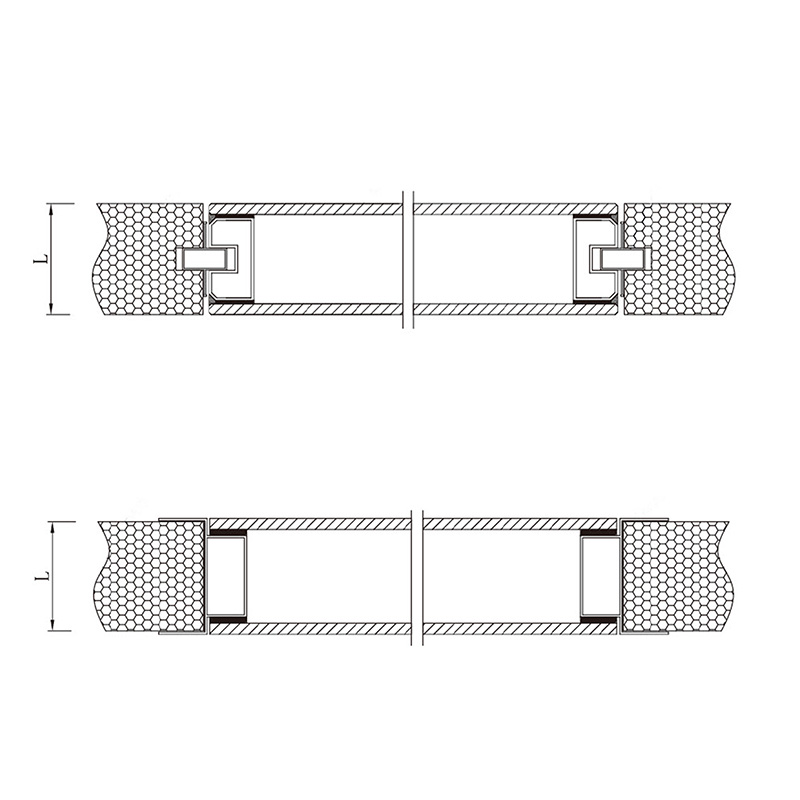 Полированный двустворчатый стеклянный узел для чистой комнаты